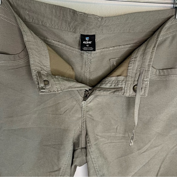 Kuhl Womens Pull On  Shorts Snap Button Sz 12 Gray Outdoor Hiking Activewear - Picture 7 of 12
